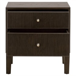 Mira Coastal Beach Dutch Brown Oak Nightstand|