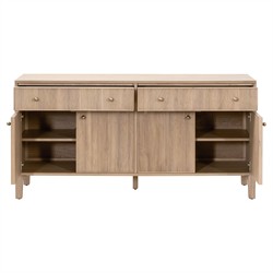 Mira Coastal Beach Natural Oak Sideboard|