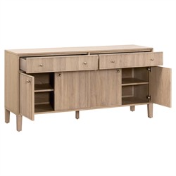 Mira Coastal Beach Natural Oak Sideboard|