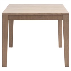 Mira Coastal Beach Natural Oak Rectangular Extendable Dining Table - 72-87"|