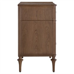 Andrea French Country Natural Brown Oak Bachelor Chest|