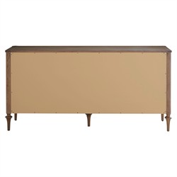 Andrea French Country Natural Brown Oak Double Dresser|