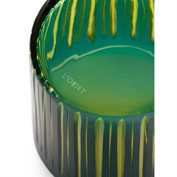 L'Objet Prism Modern Classic Green Highball Glass - Set of 4|