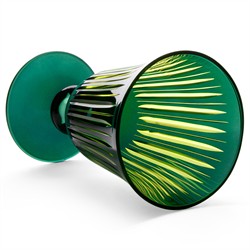 L'Objet Prism Modern Classic Green Wine Glass - Set of 4|