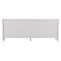Calypso Updated Traditional Whitewash Oak Bobbin Sideboard|