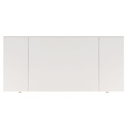 Elsa French Country White Wood Vanity Desk|