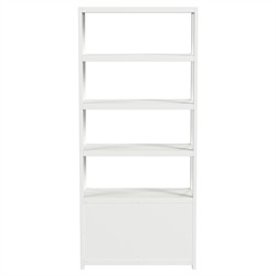 Allura Modern Classic White Wood Etagere|