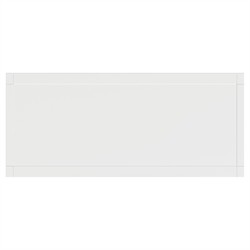 Allura Modern Classic White Wood Etagere|