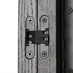 Dione Modern Classic Distressed Black Oak Darts Game Cabinet|