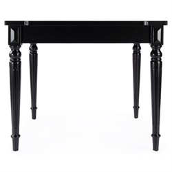 Isabella Updated Traditional Black Wood Game Table|