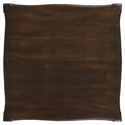 Addison Updated Traditional Brown Mahogany Game Table|