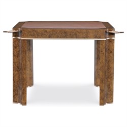 Alaine Modern Classic Brown Wood Game Table|