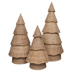 Juliska Provence French Country Whitewash Rattan Tree - 3'|