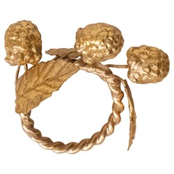 Juliska Forest Walk French Country Gold Iron Napkin Ring - Set of 4|