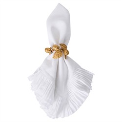 Juliska Forest Walk French Country Gold Iron Napkin Ring - Set of 4|