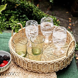 Juliska Provence French Country Basil Glass Goblet|