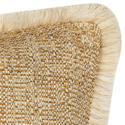 Chris Coastal Beach Gold Performance Throw Pillow - 20x20|