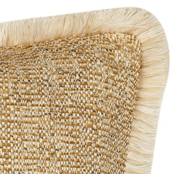 Chris Coastal Beach Gold Performance Throw Pillow - 12x20|