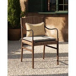 Chris Coastal Beach Gold Performance Throw Pillow - 12x20|