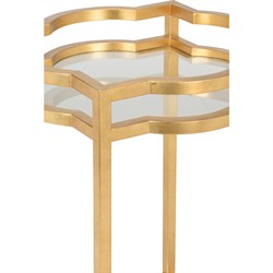 Chase Modern Classic Gold Metal Bar Cart|