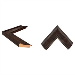 Anselm Rustic Grey Forest Dark Walnut Frame Diptych Illustration - 14x14|