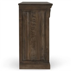 Melany French Country Brown Mango Wood Double Dresser|