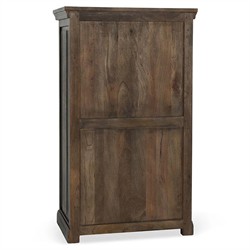 Melany French Country Brown Mango Wood Tall Chest|