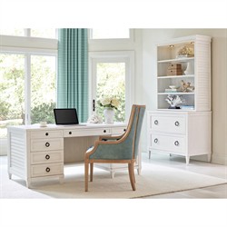 Melbourne Coastal Beach White Wood Office Cabinet|