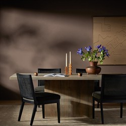 Madison Modern Classic Light Wash Mango Wood Rectangular Dining Table - 84"|