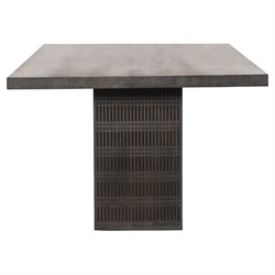 Madison Modern Classic Brown Mango Wood Rectangular Dining Table - 84"|