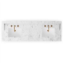 Elliston Satin Worn Oak Double Vanity|