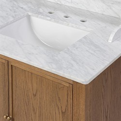 Elliston Satin Worn Oak Double Vanity|