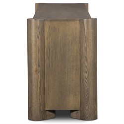 Soho Rustic Lodge Aged Natural Oak Sideboard|
