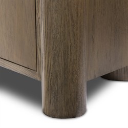 Soho Rustic Lodge Aged Natural Oak Sideboard|