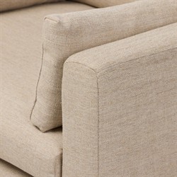 Harlin Updated Traditional Alcala Wheat Performance Chair and a Half|