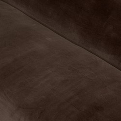 Sabina Modern  Surrey Cocoa Brown Velvet Sofa - 87"|