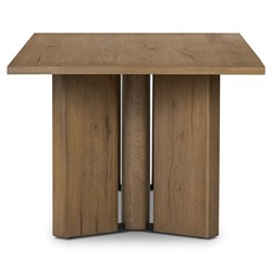 Jonathan Rustic Lodge Light Oak Rectangular Dining Table - 84"|