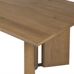 Jonathan Rustic Lodge Light Oak Rectangular Dining Table - 84"|