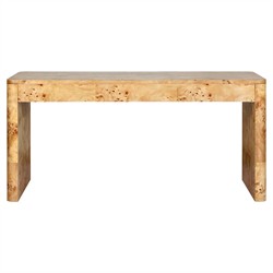 Mullins Modern Classic Natural Burl Desk|