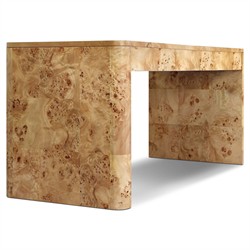 Mullins Modern Classic Natural Burl Desk|
