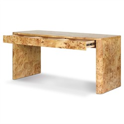 Mullins Modern Classic Natural Burl Desk|