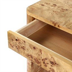 Mullins Modern Classic Natural Burl Desk|