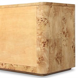 Mullins Modern Classic Natural Burl Nightstand|
