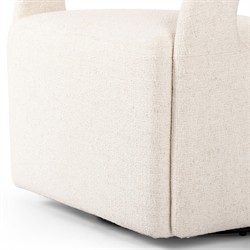 Alexander Modern Classic Omari Natural Performance Swivel Barrel Chair|