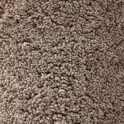 Samuel French Country Taupe Shearling Swivel Arm Chair|