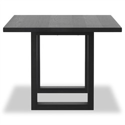 Emilie Modern Classic Black Wash Mango Wood Rectangular Dining Table - 72"|