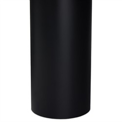 Gary Modern Classic Black Marble Oval Dining Table - 78''|