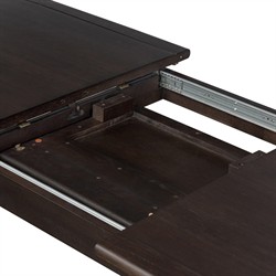 Hayden Modern Classic Black Mango Wood Oval Extendable Dining Table - 84-104"|