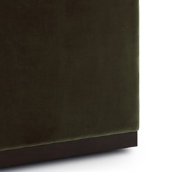 Emmy Rustic Lodge Surrey Olive Velvet Tufted Nailhead Trim Swivel Club Chair|