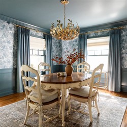 Liora Updated Traditional Antique Gold Leaf Steel 6 Light Chandelier|